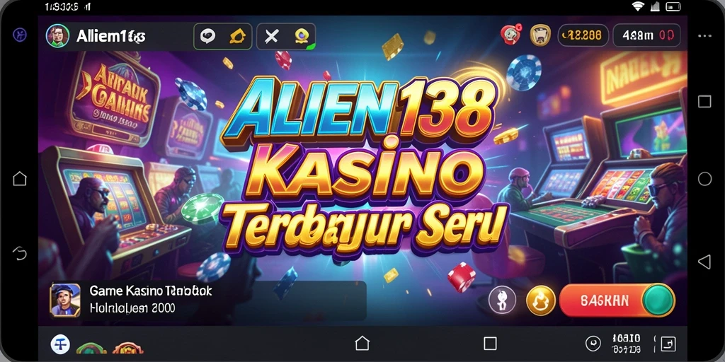 Screenshot gameplay ALIEN138 menampilkan suasana kasino yang seru dan menantang.