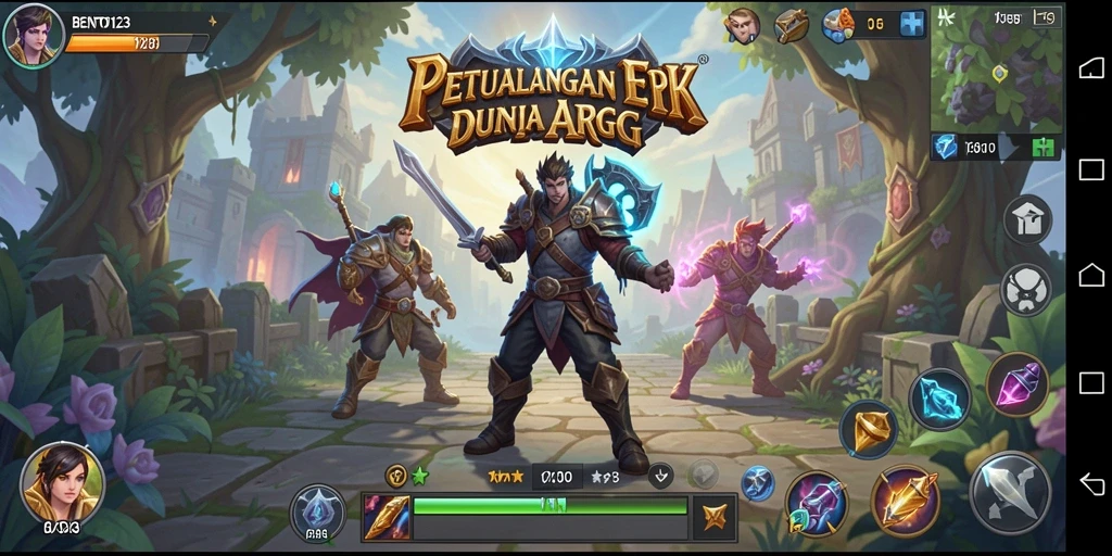 Tampilan gameplay BENTO123 yang penuh aksi dan strategi.