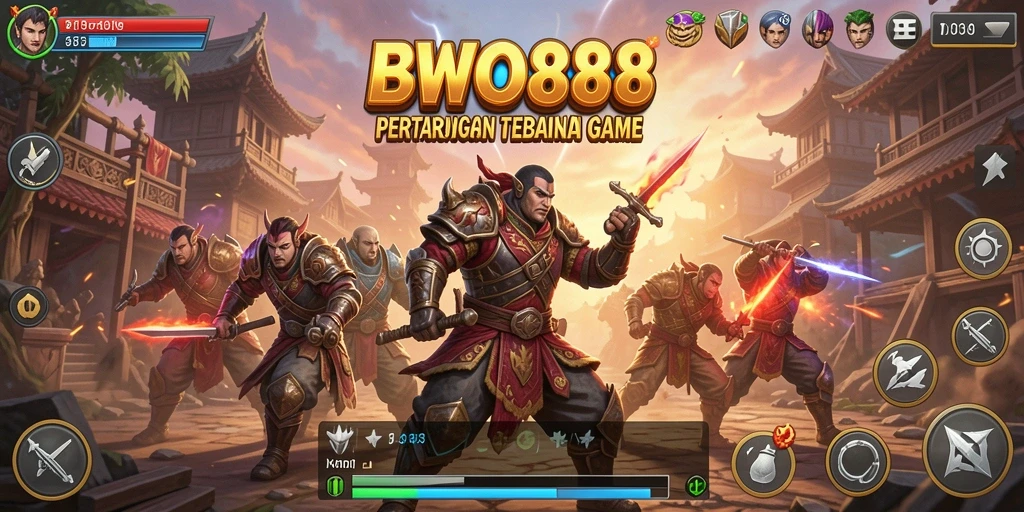 Tangkapan layar BWO888 menunjukkan pertarungan seru dengan grafis berkualitas tinggi.