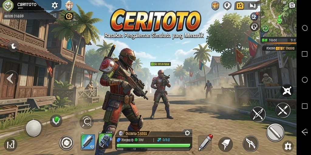 Screenshot CERITOTO menampilkan gameplay yang seru dan interaktif.