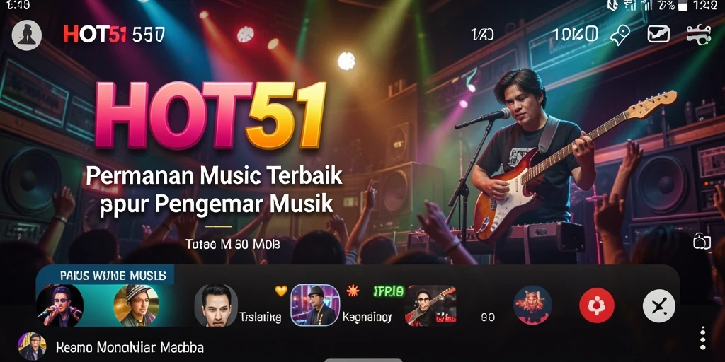 Tampilan gameplay HOT51 yang menarik dan penuh warna.