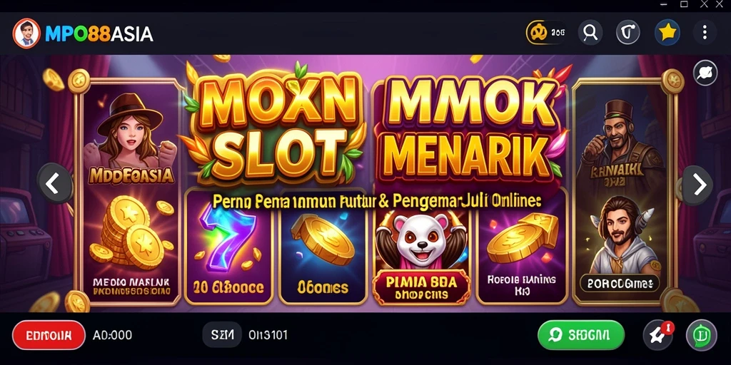 Tampilan gameplay menarik di MPO88ASIA dengan slot yang beragam dan seru.