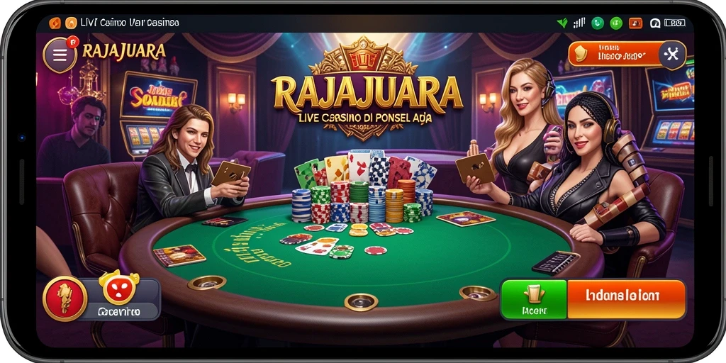 Gameplay menarik di RAJAJUARA dengan dealer langsung.