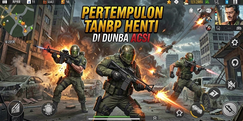 Tampilan seru dari gameplay RPRR yang penuh aksi.