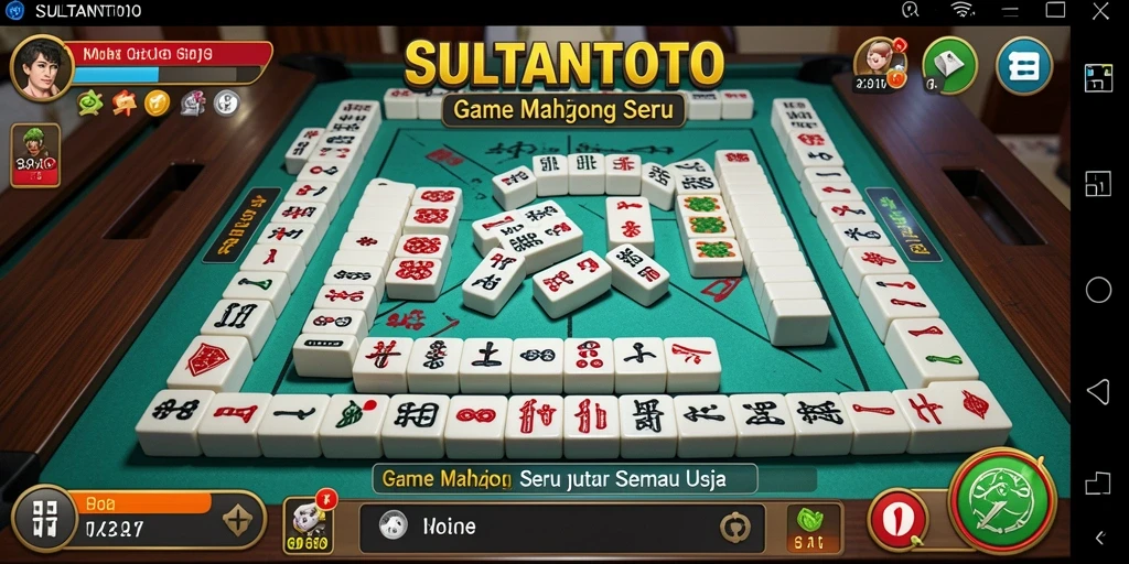 Tampilan gameplay Mahjong yang menarik di SULTANTOTO.