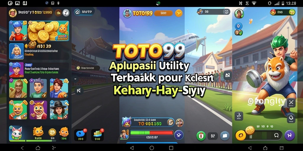 Screenshot TOTO99 yang menampilkan alat utility praktis.